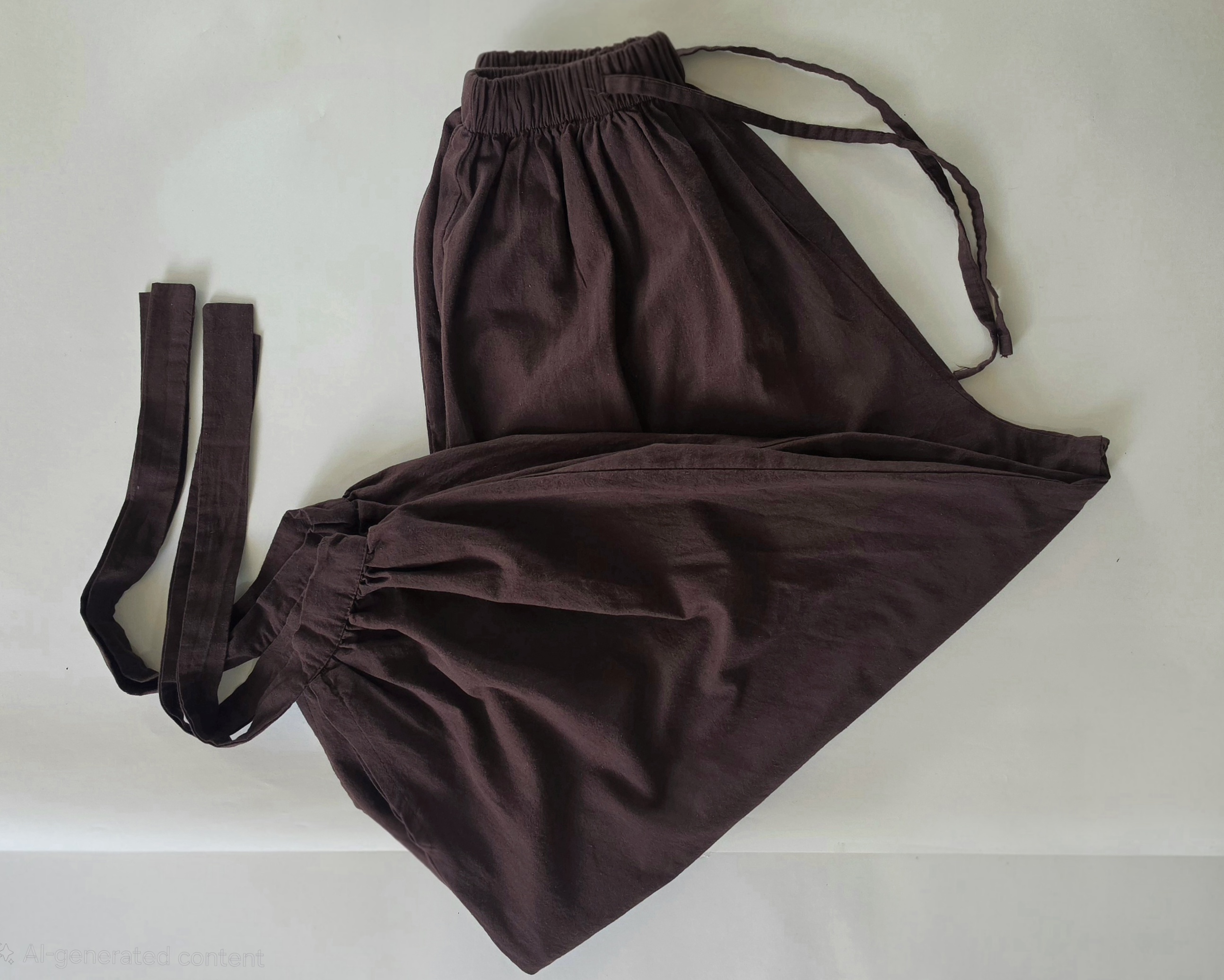 شلوار سنبادی زنانه پاچه گره‌ای | شلوار راحتی مدل سنبادی